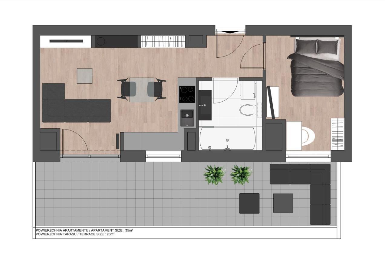 크라쿠프 Apartament Mateo 아파트 외부 사진